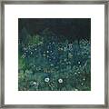 Nightfall In The Forest Framed Print