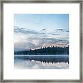Nightfall In The North Woods Framed Print