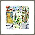 Nine Animals - Version 1 Framed Print