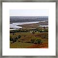 Niobrara River In Fall Framed Print