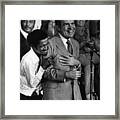 Nixon Presidency.  Sammy Davis Jr Framed Print