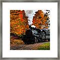 No. 40 Passing The Fall Colors Framed Print