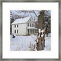No Respite From The Cold Framed Print