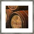 No Wine Before It's Time - Barrels-chateau Meichtry Framed Print