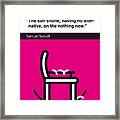 No015-my-murphy-book-icon-poster Framed Print