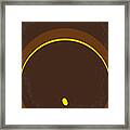 No068 My Raiders Of The Lost Ark Minimal Movie Poster Framed Print