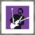 No141 My Eric Clapton Minimal Music Poster Framed Print