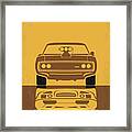 No207 My The Fast And The Furious Minimal Movie Poster Framed Print