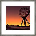 North Cape Norway At The Northernmost Point Of Europe Framed Print