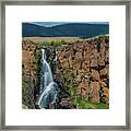 North Clear Creek Falls, Creede, Colorado Framed Print