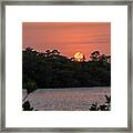 North Port Sunset Framed Print
