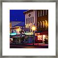 North Side Of East End Of Main Street Framed Print