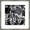 Norton Commando 750cc Cafe Racer Engine Framed Print