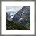 Norway Glacier Jostedalsbreen Framed Print