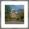 Notre Dame University Q Framed Print