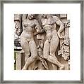 Nudes At Trocadero Gardens - Paris France Framed Print