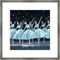 Nutcracker Ballet Waltz Of The Snowflakes Framed Print