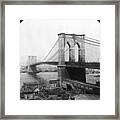 Brooklyn Bridge, 1901 Framed Print