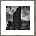 Nyc - Flatiron Building 001 Bw Framed Print
