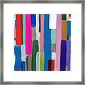 Nyhaven 2- Abstract Painting Framed Print