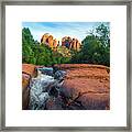 Oak Creek And Cathedral Rock Sedona Framed Print