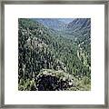 Oak Creek Canyon Overlook Framed Print