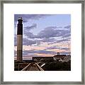 Oak Island Lighthouse Framed Print