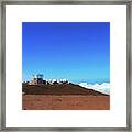 Observatory Atop Haleakala Framed Print