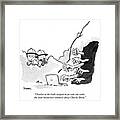 Observe As The Trolls Compete Framed Print