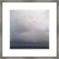 Cloudy Framed Print