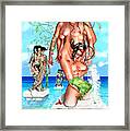 Ocean Statues Framed Print