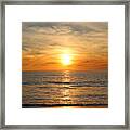 Ocean Sunset - 9 Framed Print