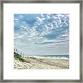 Ocracoke Island Public Beach - Outer Banks Framed Print