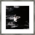October Moon Framed Print