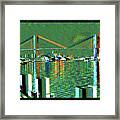 Of Time And The Savannah River Bridge Framed Print