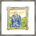 Official Portrait Of The Forty Fifth President Framed Print