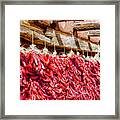 Oh Chiles Framed Print