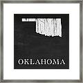 Oklahoma - Chalk Framed Print