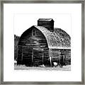 Old Barrel Barn Baw Framed Print