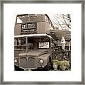 Old Bus Cafe Framed Print