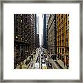 Old Chicago Skyscrapers 1890's Framed Print