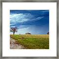 Old Country Road Framed Print