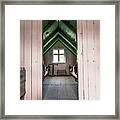 Old Farmhouse Interior Iceland Framed Print