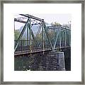 Old Foot Bridge Framed Print