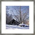 Old Hay Barn Boxley Valley Framed Print