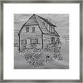 Old House In Raleigh Framed Print