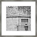 Old House In Taormina Sicily Framed Print