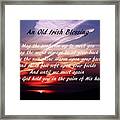 Old Irish Blessing #4 Framed Print