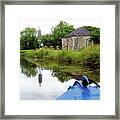 Old Lock-keeper's House, Royal Canal, Ireland Framed Print