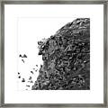 Old Man In The Mountain Framed Print